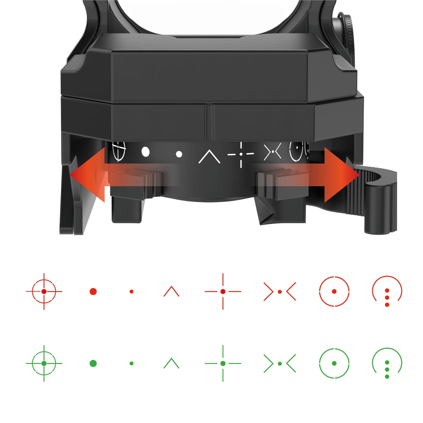 Vector Optics Omega 8 Reticle Red Dot Sight