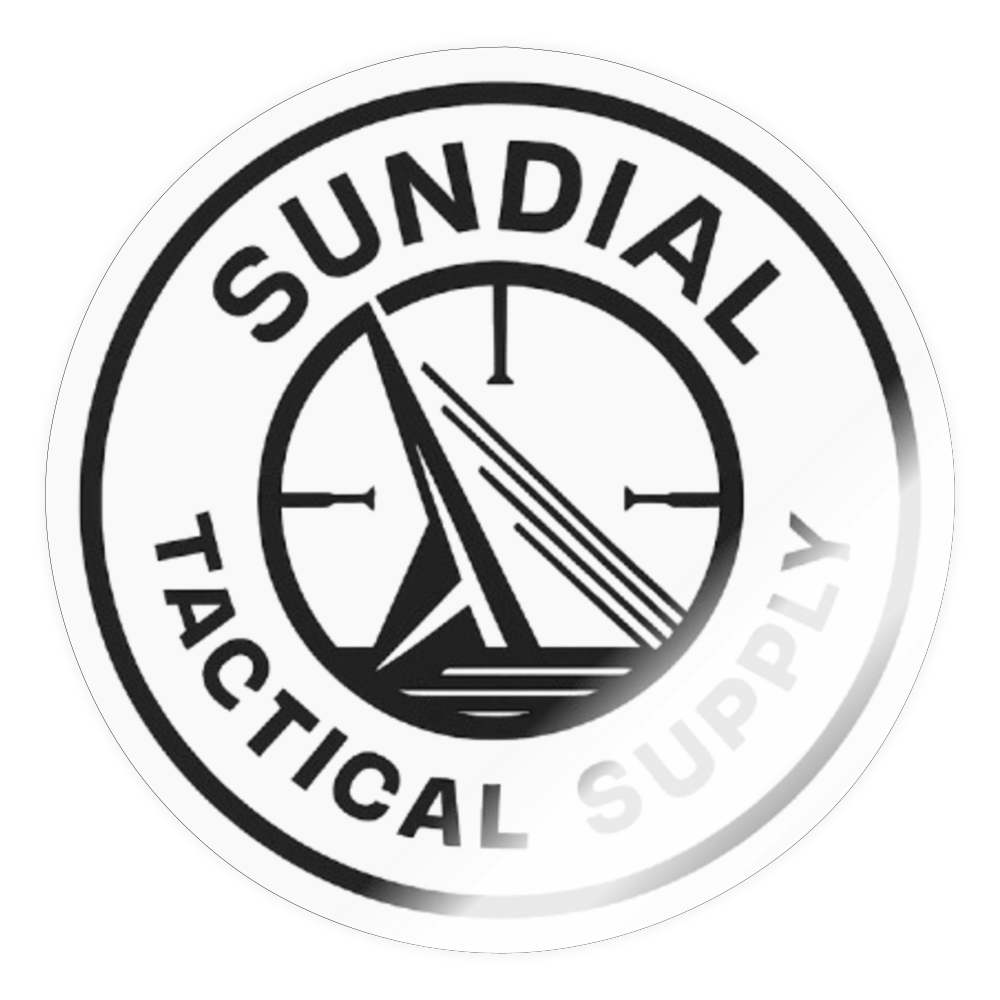 Sundial Tactical Sticker - transparent glossy