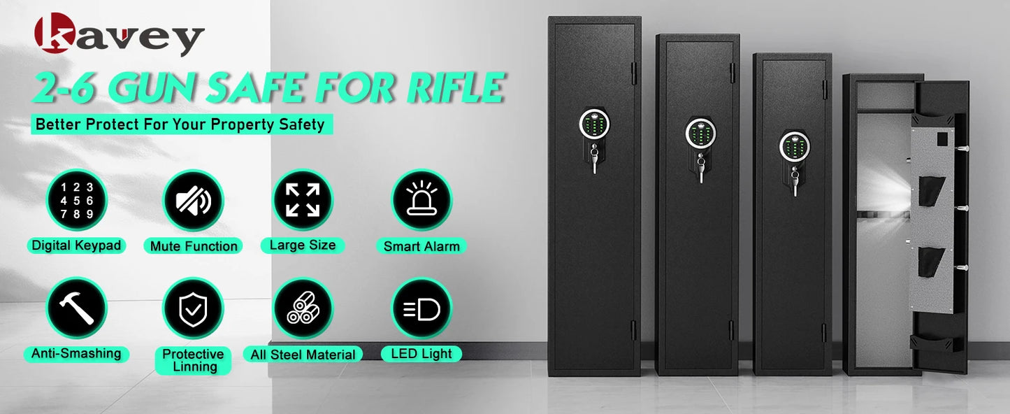Kavey Digital Large Gun Safe