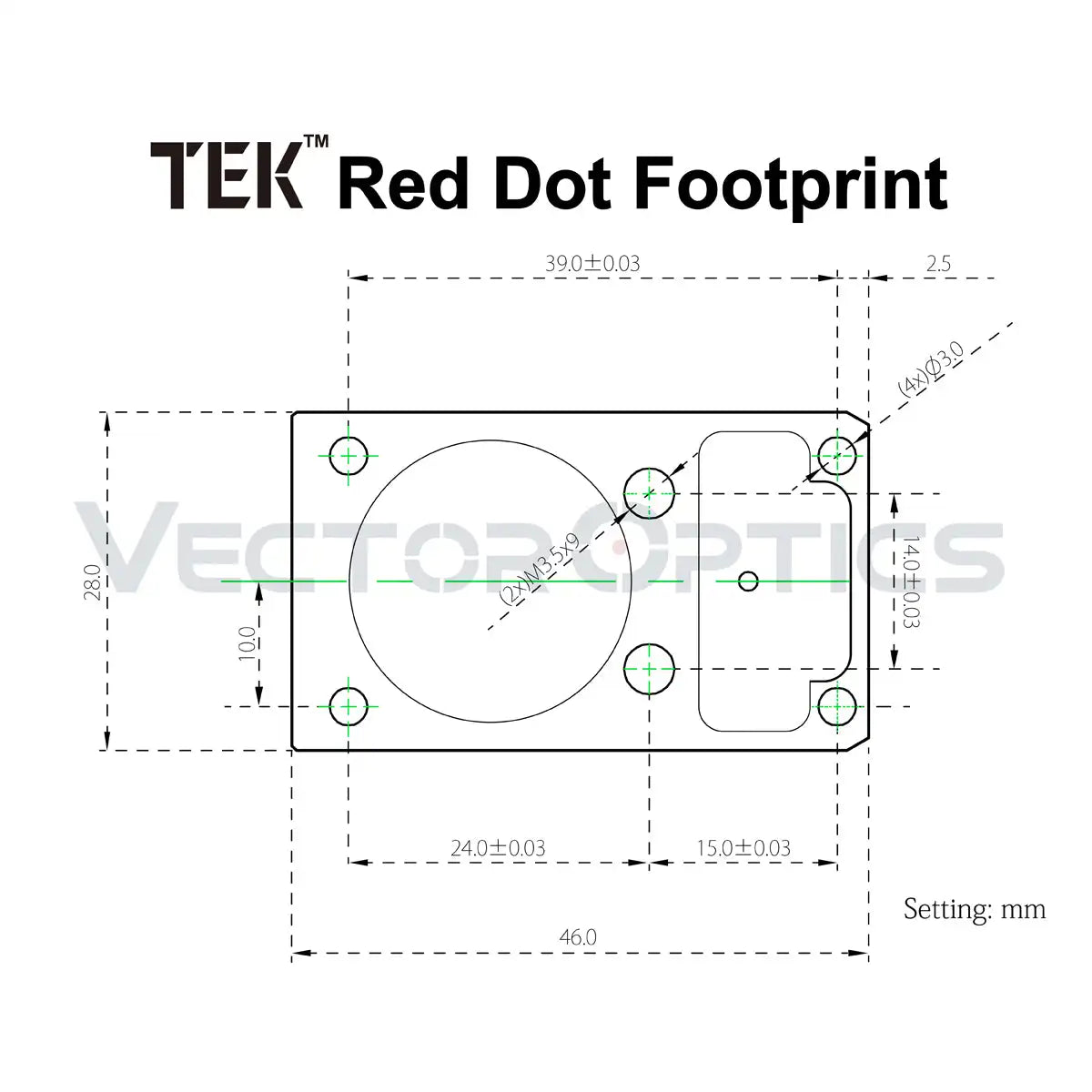 Vector Optics Frenzy 3MOA Red Dot Sight