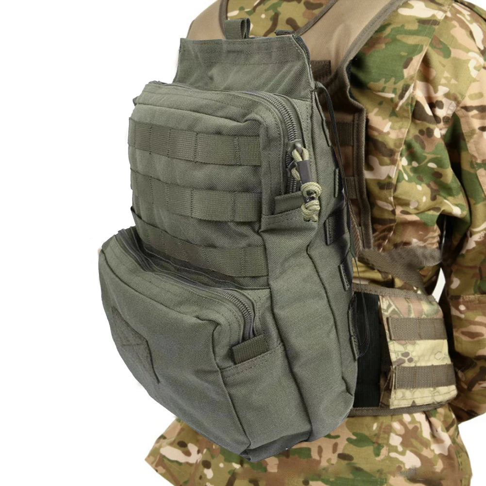 Molle Tactical Plate Carrier Hydration Bag