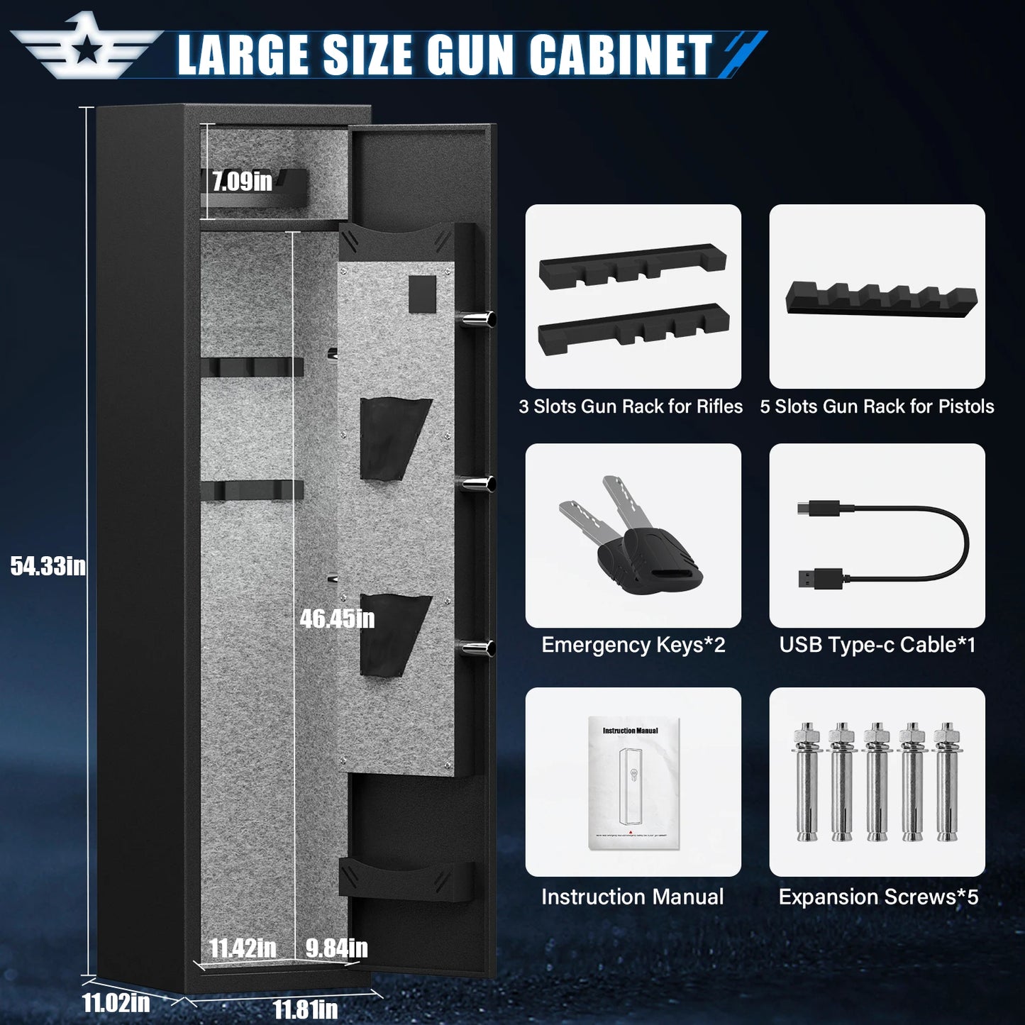 Kavey Digital Large Gun Safe