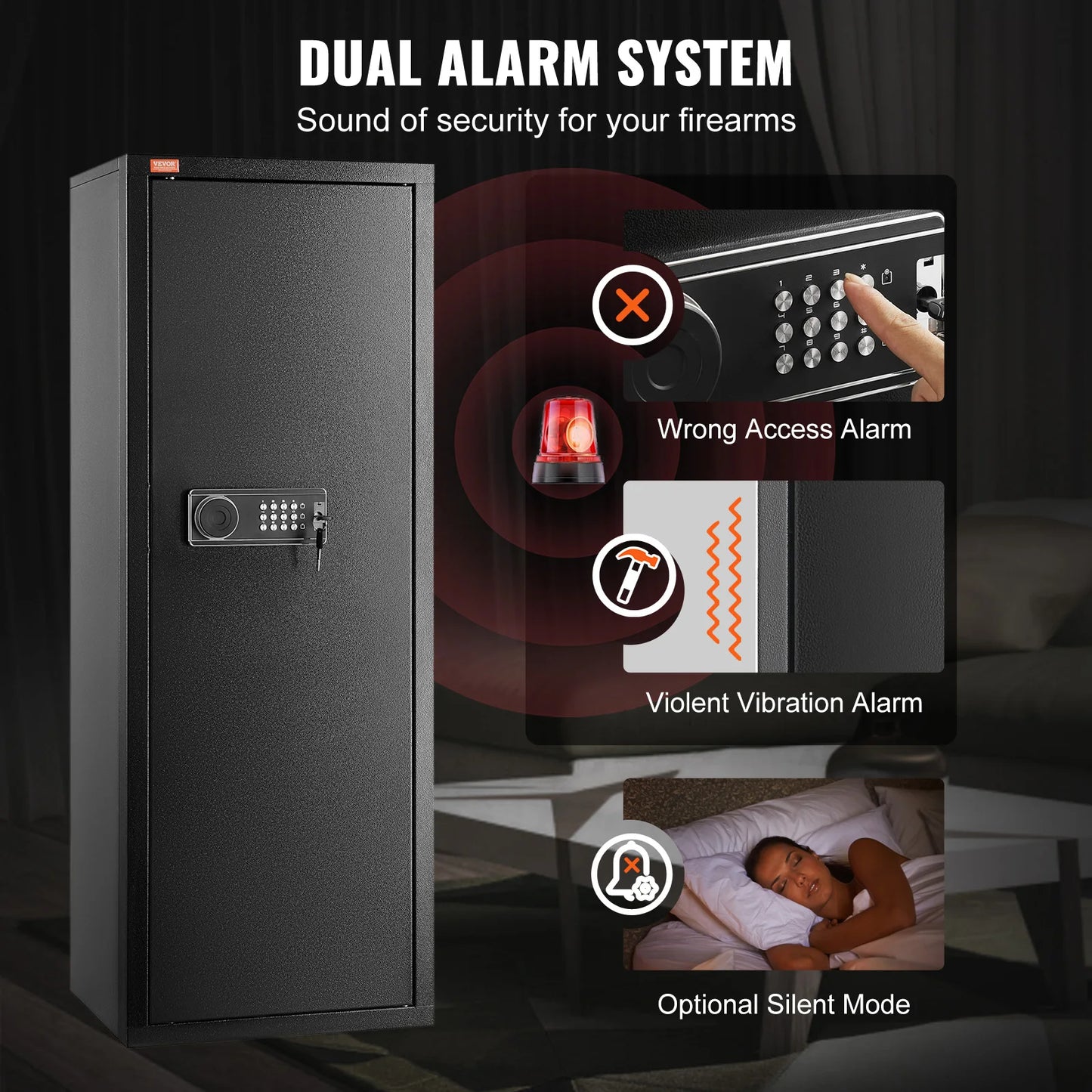 VEVOR 12 Gun Electronic Safe