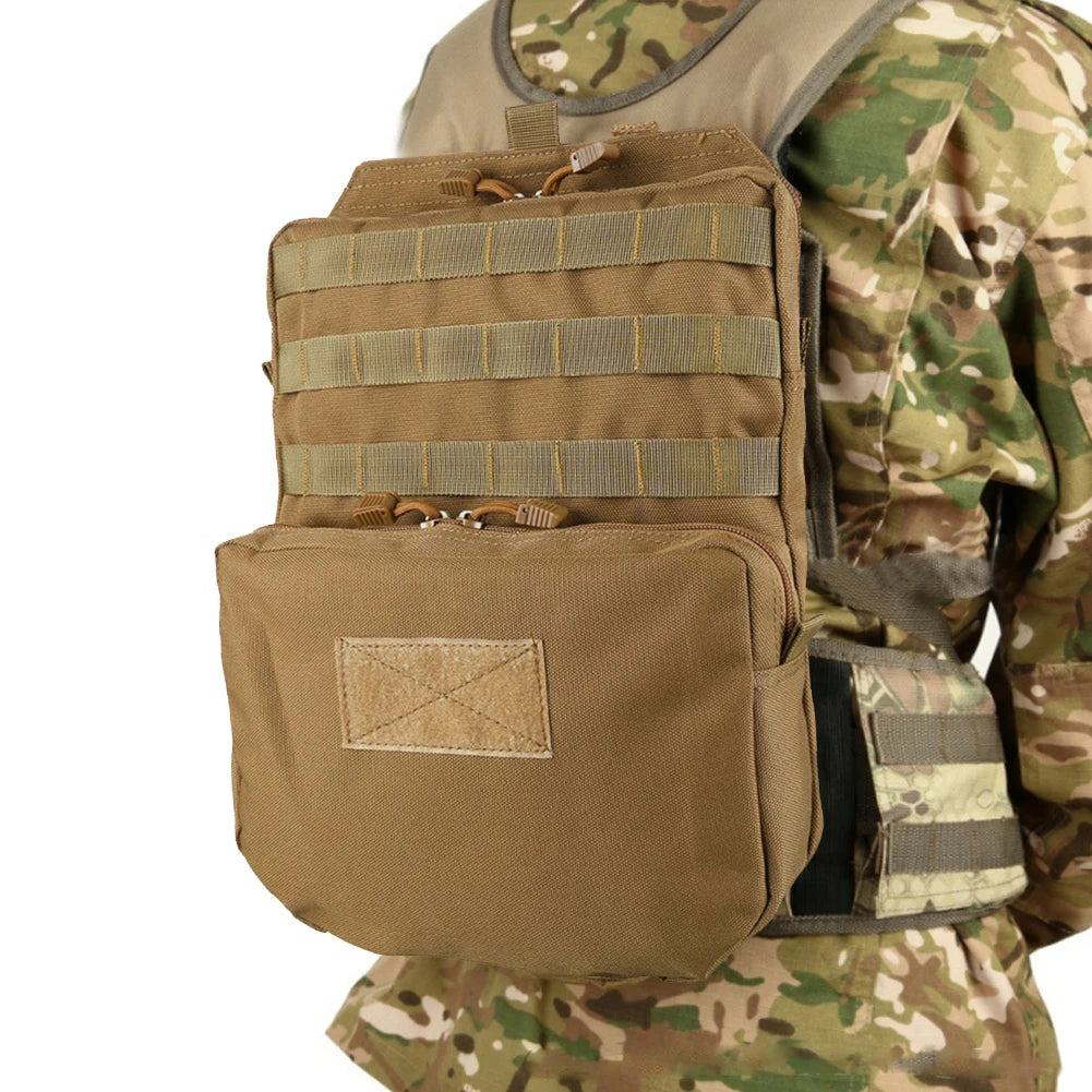 Molle Tactical Plate Carrier Hydration Bag
