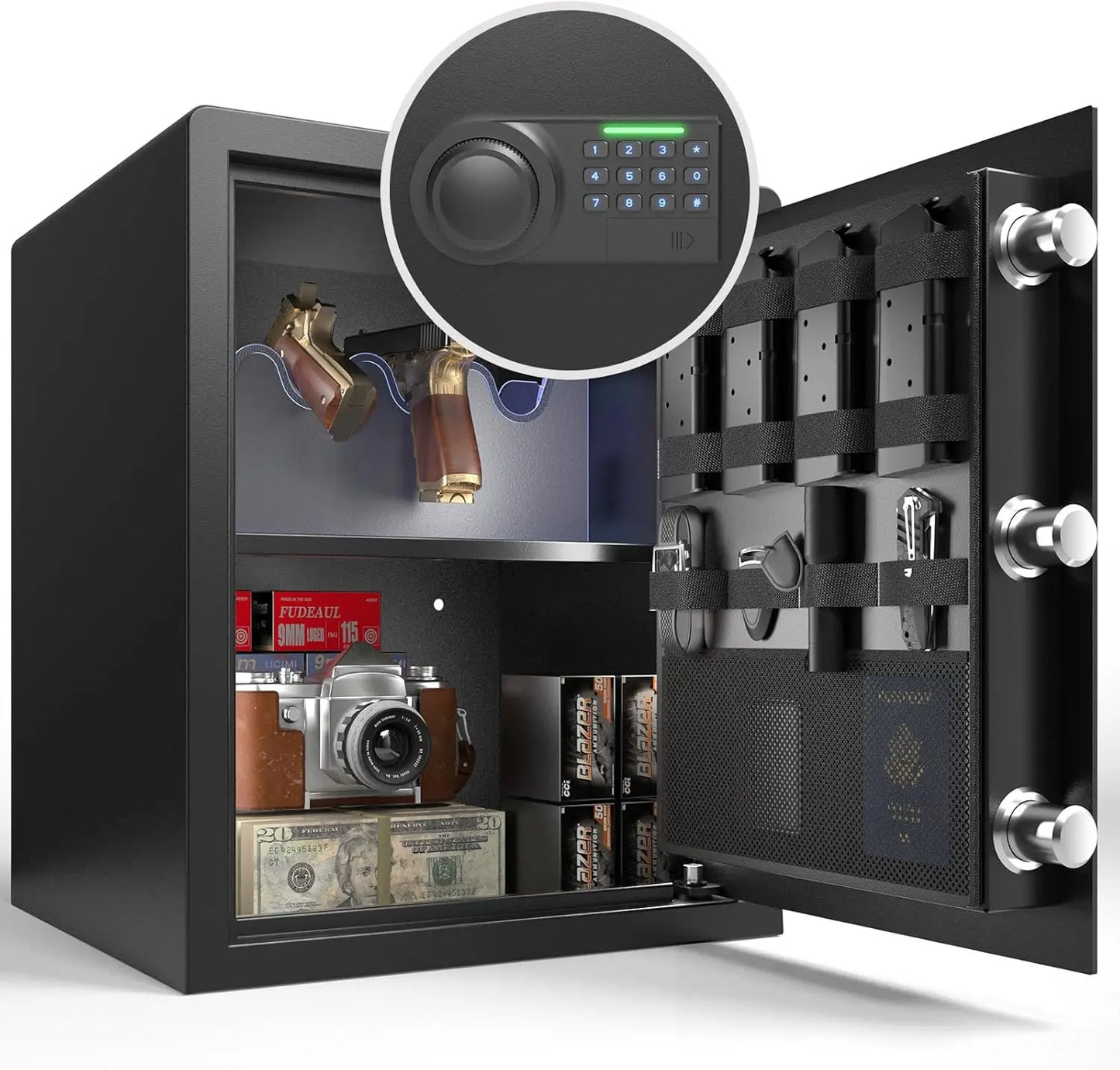 4 Handgun Electonic Safe (1.72 cu. ft.)